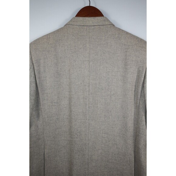 Vintage Brioni Cashmere Field Jacket Blazer Safari Sports Logo Buttons 42 52 - Picture 10 of 16